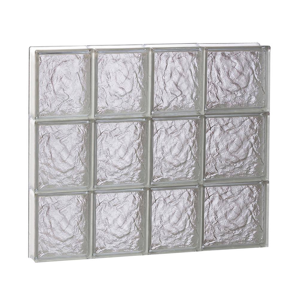25 in. x 23.25 in. x 3.125 in. Frameless Ice Pattern Non-Vented Glass Block Window price history on PriceWatchPro