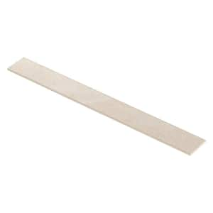 Monolith Crema Beige 3 in. x 24 in. Matte Porcelain Bullnose Trim (0.46 sq. ft./each)