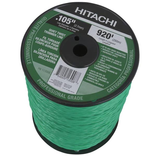 Hitachi 920 ft. Large Spool Quiet Twist Trimmer Line