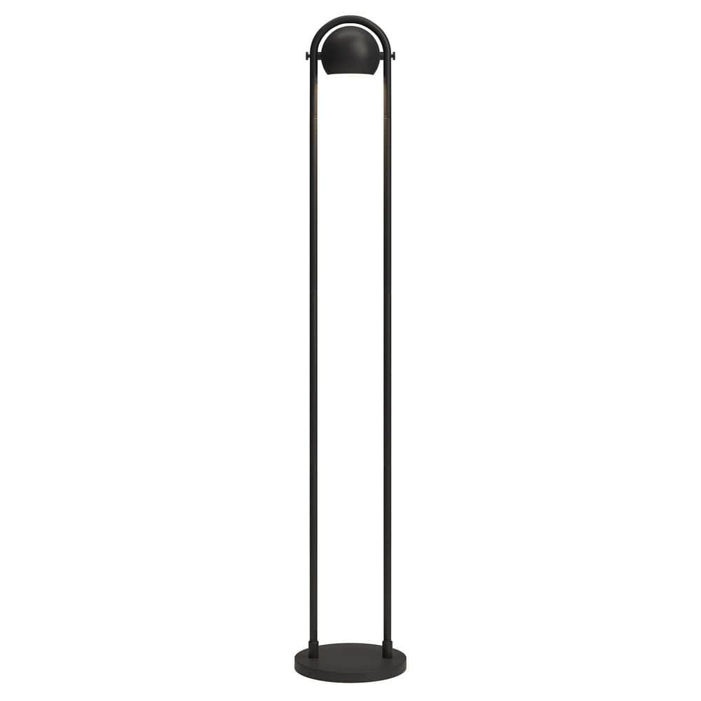 Meyer&Cross Delgado 64 In. Blackened Bronze Floor Lamp With Metal Shade ...