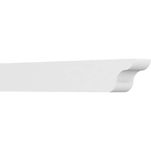 Ekena Millwork 5 in. x 6 in. x 36 in. Standard Carmel Architectural Grade PVC Rafter Tail Brace