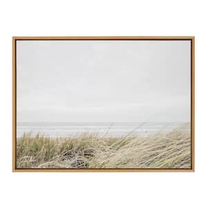 East Beach by Amy Peterson Framed Nature Canvas Wall Art Print 38.00 in. x 28.00 in. .