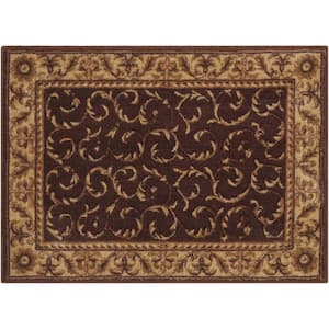 Somerset Brown 2 ft. x 3 ft. Bordered Traditional Area Rug