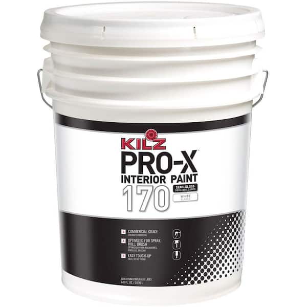 【paint-k】こちらからご購入ください KILZ PRO-X 5 gal. Semi-Gloss Interior Paint PX17005 - The Home Depot