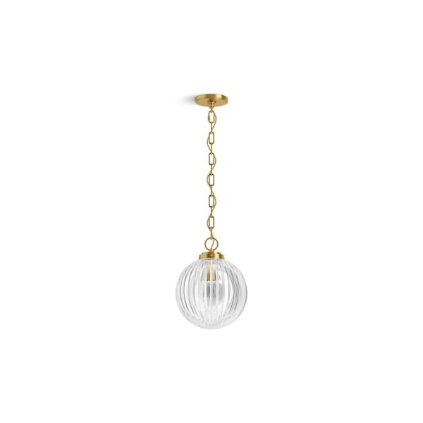 Embra By Studio McGee 1-Light Brushed Moderne Brass Pendant Light