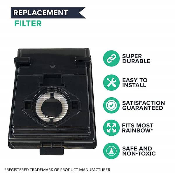 HEPA Vacuum Cleaner Filter Replace R12179 & R12647B for Rainbow Rexair E2-Series 