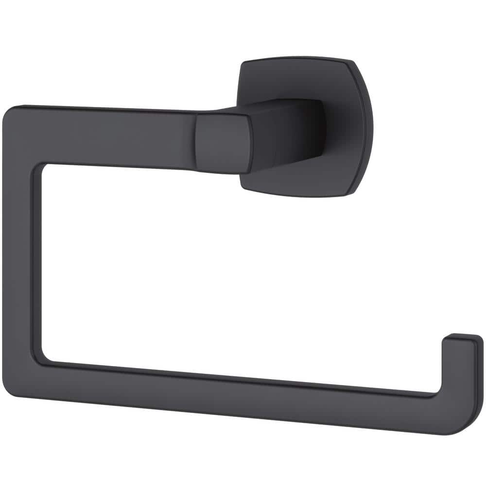 Pfister Deckard Matte Black Wall Mount Towel Ring Pfister Deckard Matte Black Wall Mount Towel Ring