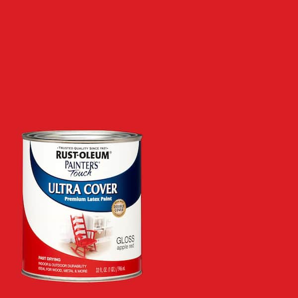 Rust-Oleum Painter's Touch 32 oz. Ultra Cover Gloss Apple Red General Purpose Paint