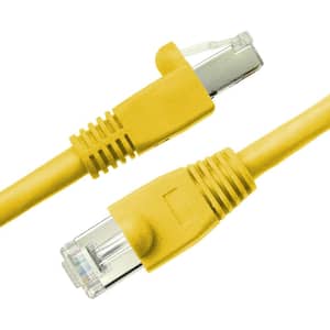 1 ft. Cat6a Snagless Shielded (STP) Network Patch Cable, Yellow