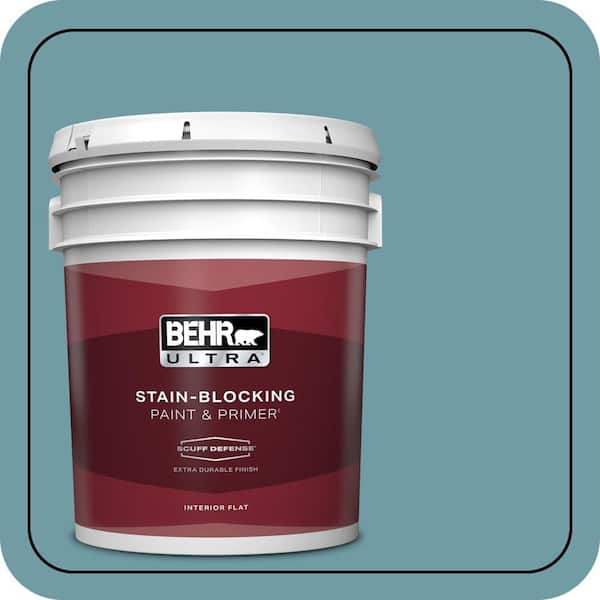 BEHR ULTRA 5 gal. #PPU13-07 Voyage Extra Durable Flat Interior Paint & Primer