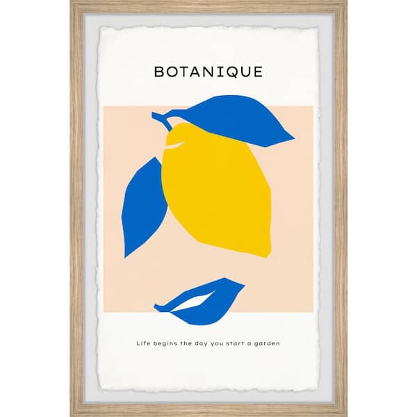 Unbranded "Botanique Garden" by Marmont Hill Framed Food Art Print 18 in. x 12 in.