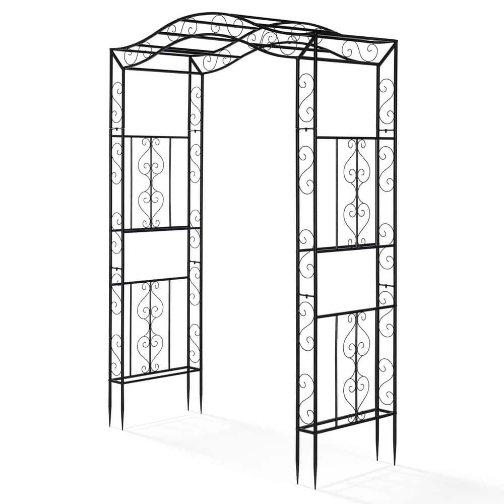 88.6 in. x 57.4 in. Iron Garden Arbor price history on PriceWatchPro