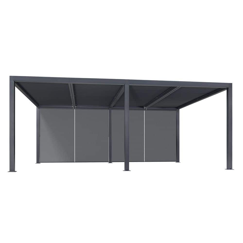 PURPLE LEAF 20 ft. x 0 ft. Individual Adjustable Sunshade Privacy