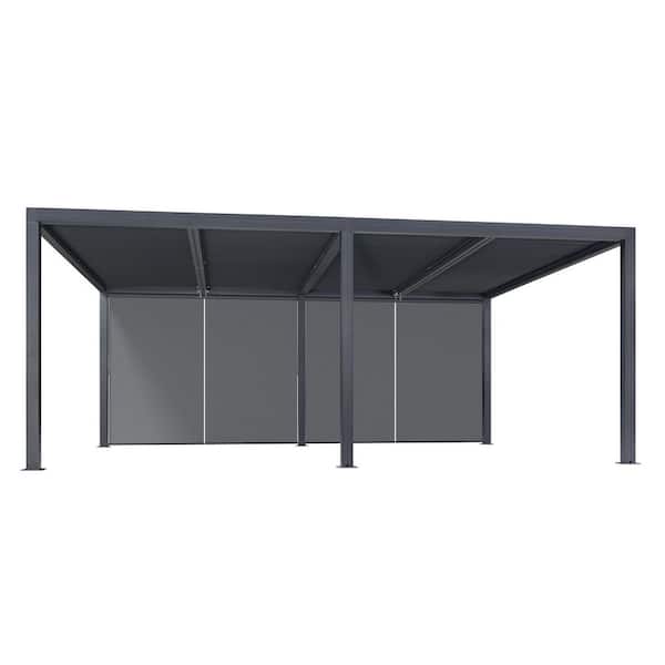 PURPLE LEAF 20 ft. x 0 ft. Individual Adjustable Sunshade Privacy