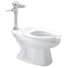 Zurn One Manual Floor Mounted ADA Height Toilet System with 1.1 GPF ...