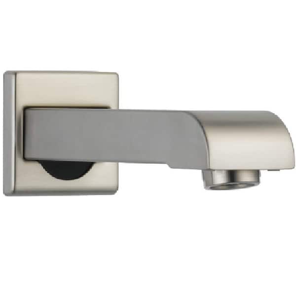 Delta Arzo and Vero 7 in. Metal Non-Diverter Tub Spout in Stainless