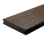 UltraShield Naturale Magellan 1 in. x 6 in. x 4 ft. Spanish Walnut Solid with Groove Composite Decking Board (4-Pack)