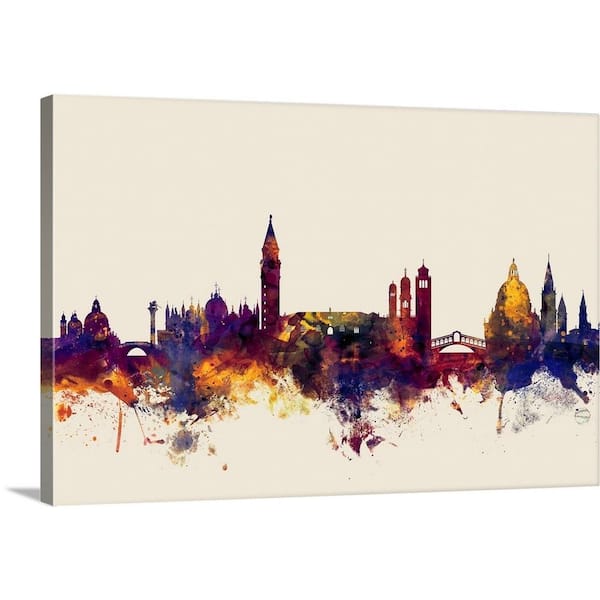GreatBigCanvas "Venice Italy Skyline" by Michael Tompsett Canvas Wall Art