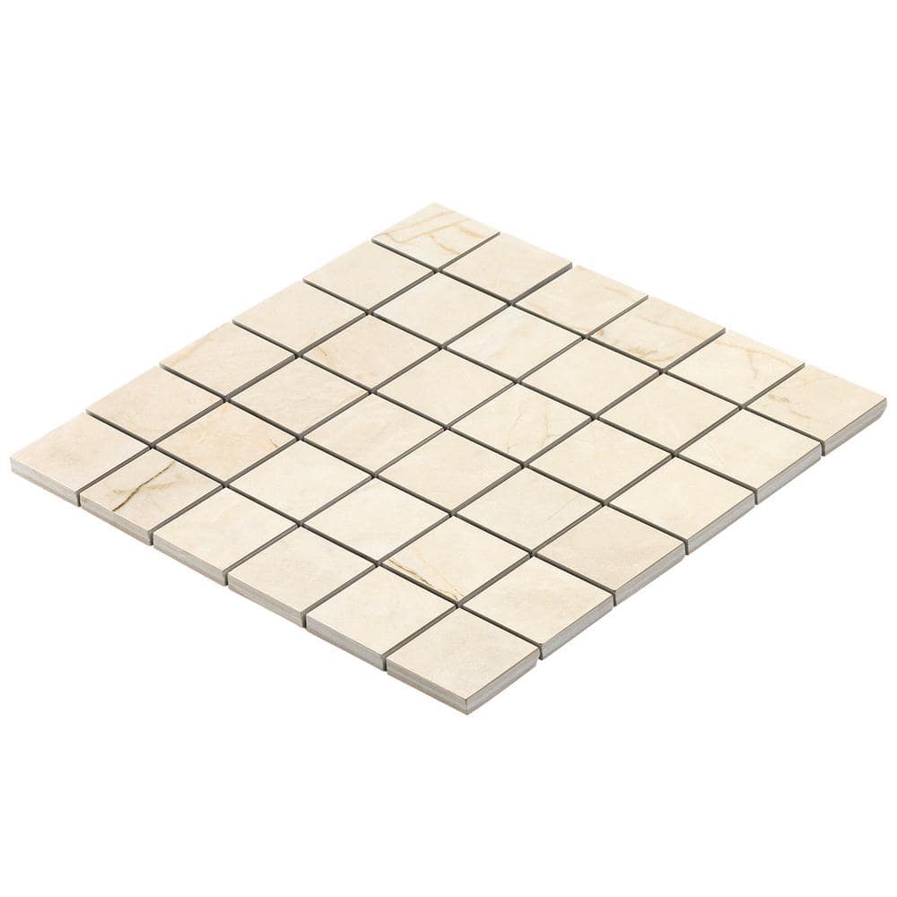 Grace Beige Matte Porcelain Mosaic Tile