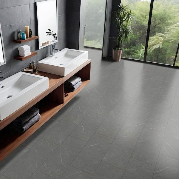 Exeter 12 in. x 24 in. Matte Porcelain Stone Look Floor and Wall Tile (14 sq. ft./Case)