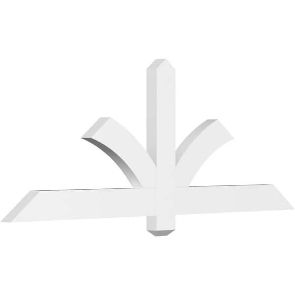 Ekena Millwork Redmond 60 in. W x 22.5 in. H x 2 in. D Signature Polyurethane Bracket