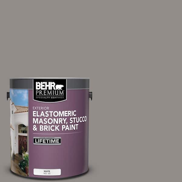 BEHR PREMIUM 1 gal. #790F-4 Creek Bend Elastomeric Masonry, Stucco and Brick Exterior Paint
