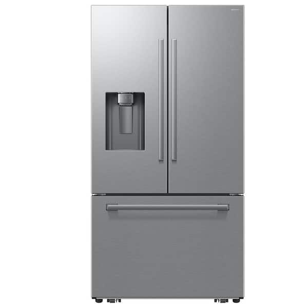 36in. 24 cu.ft. Counter Depth 3-Door French Door Refrigerator in Stainless Steel w/Zero Clearance Fit and Dual Ice Maker