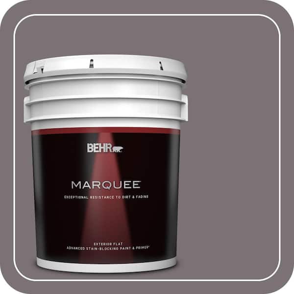 BEHR MARQUEE 5 gal. #PPU17-18 Echo Flat Exterior Paint & Primer