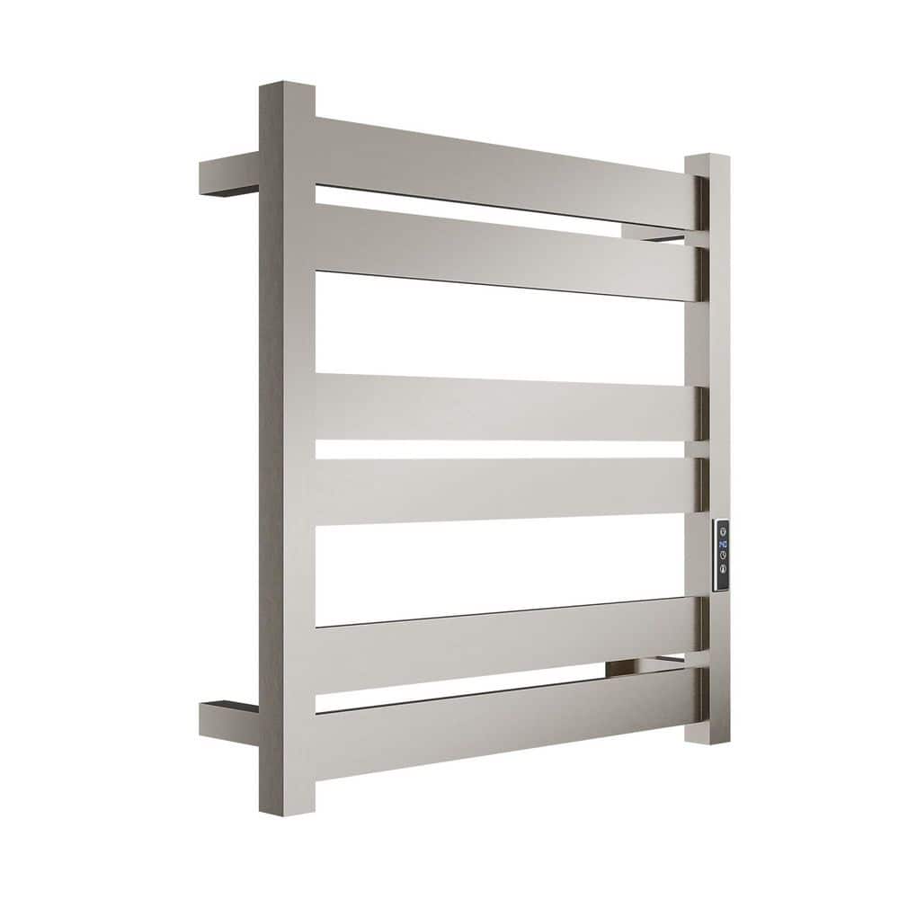 Starling Series 6-Bar Wall Mounted Electric Plug-In Bathroom Towel Warmer R