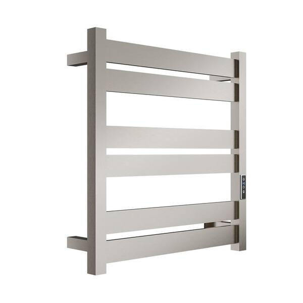 Starling 6-Bar Stainless Steel Wall Mounted Electric Towel Warmer Rack in Polished Chrome Starling 6-Bar Stainless Steel Wall Mounted Electric Towel Warmer Rack in Polished Chrome
