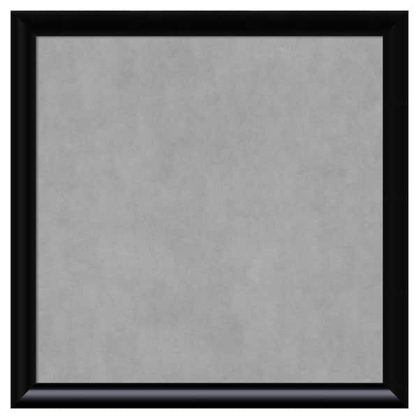 Amanti Art Steinway Black Scoop 27 in. x 27 in Framed Magnetic Board