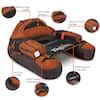 Bighorn Float Tube Extra Large and Comfortable Backrest D-Rings 300 Lb.  Capacity