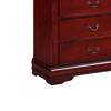 Acme Furniture Louis Philippe Cherry Dresser with Mirror 2375455