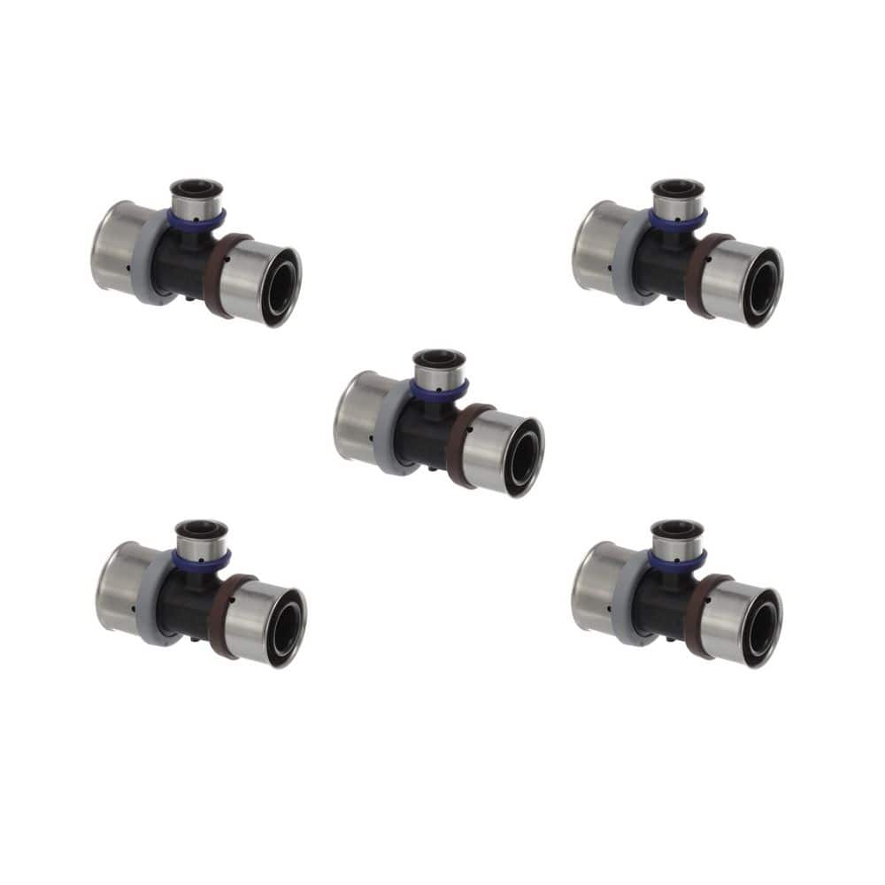 PureFlow 1-1/2 in. x 1-1/4 in. x 3/4 in. Press Polymer Tee (5-pack) price history on PriceWatchPro