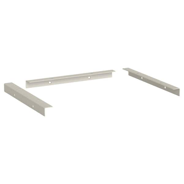 Impressions 11 in. x 1 Nickel Metal Support Bracket Kit