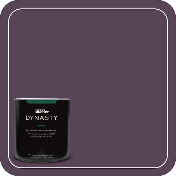 BEHR DYNASTY 1 qt. #S-H-690 Interlude Semi-Gloss Enamel Interior Stain-Blocking Paint and Primer