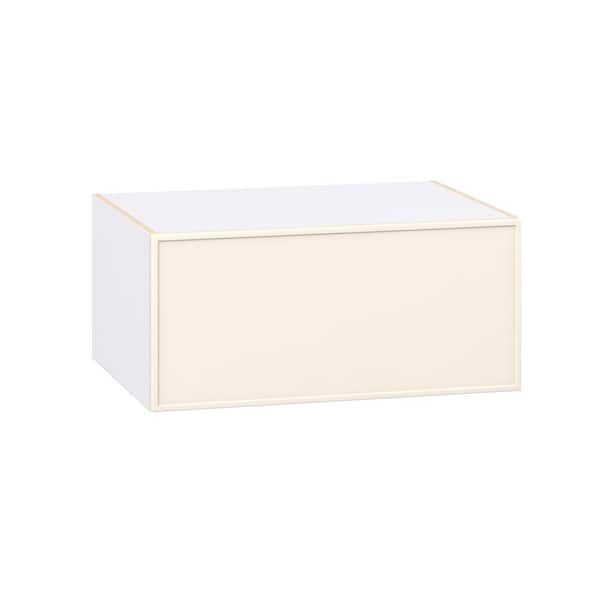 Fairview 33 in.Wx24 in.D x 15 in. H Assembled Slim Shaker Wall Bridge Kitchen Cabinet in Washed Linen with Lift Up Door