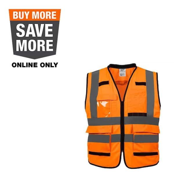 Milwaukee Performance 4X-Large/5X-Large Orange Class 2-High