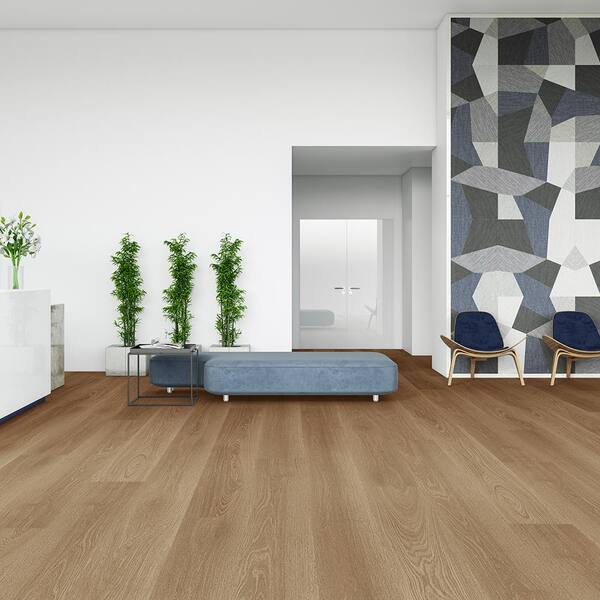 まりぷ Malibu Wide Plank French Oak Marinas 20 mil x 9 in. W x 60 in. L