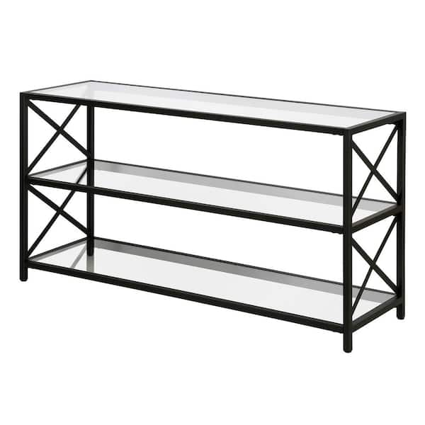 Meyer&Cross Hutton 48 in. Blackened Bronze TV Stand Fits TVs up to 50 ...