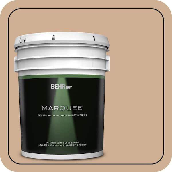 BEHR MARQUEE 5 gal. #PPF-42 Gathering Place Semi-Gloss Enamel Exterior Paint & Primer