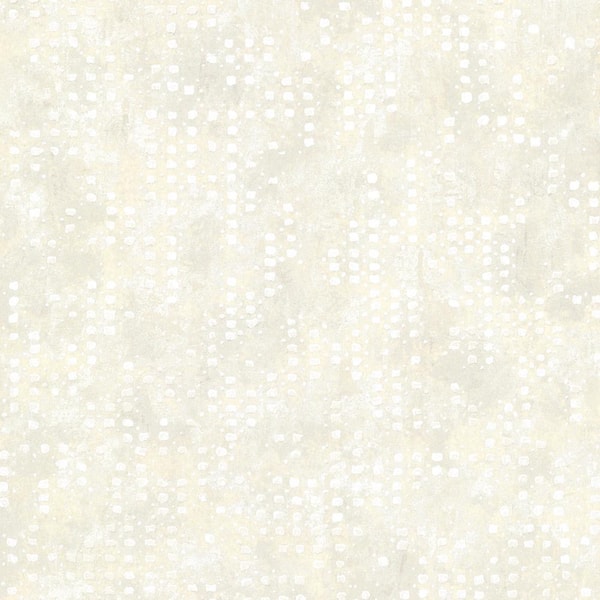 A-Street Prints Felsic Cream Studded Cube Wallpaper Sample