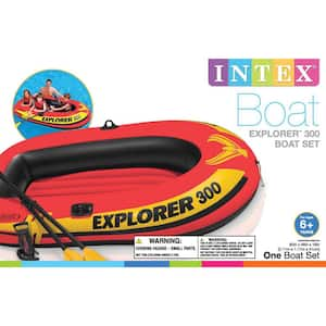 Explorer 300 3-Person Compact Inflatable Raft Boat