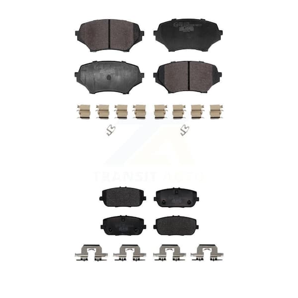 TEC Front Rear Ceramic Brake Pads Kit For 2006-2015 Mazda MX-5 Miata KTC-100805