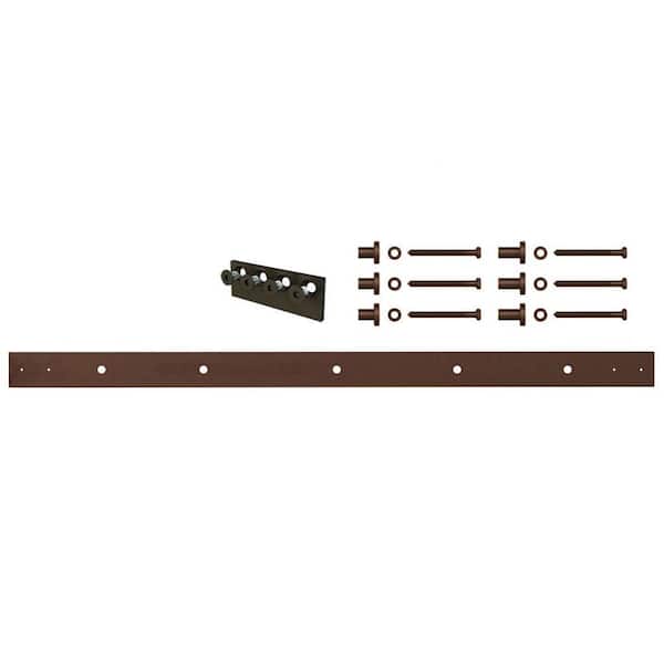American Pro Decor 4 ft. Oil Rubbed Bronze Extension Rail only for Mini Sliding Furniture Barn Doors
