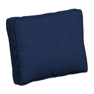 ProFoam 24 in. x 19 in. Sapphire Blue Leala Rectangle Outdoor Plush Lumbar Pillow