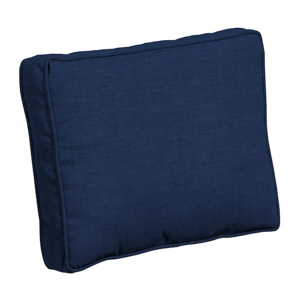 ARDEN SELECTIONS ProFoam 24 in. x 19 in. Sapphire Blue Leala Rectangle Outdoor Plush Deep Seat Pillow Back