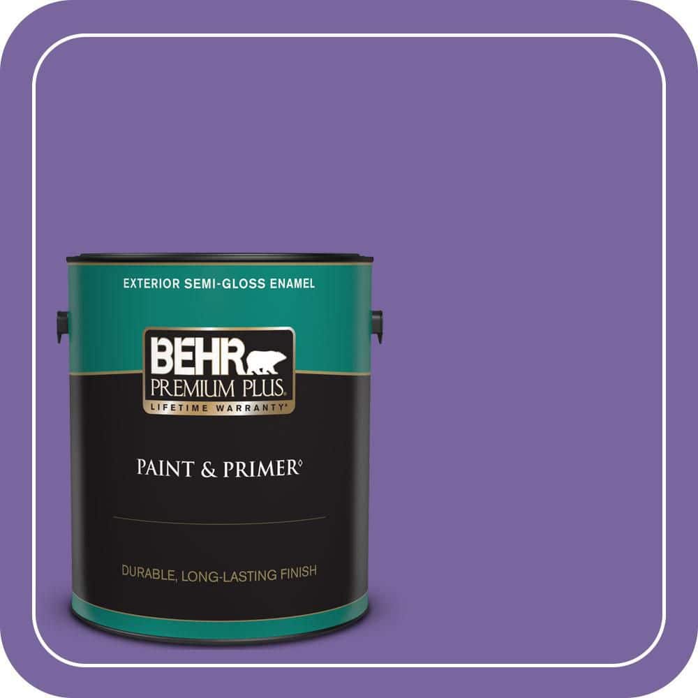 1 gal. #PPU16-03 Purple Paradise Semi-Gloss Enamel Exterior Paint & Primer price history on PriceWatchPro