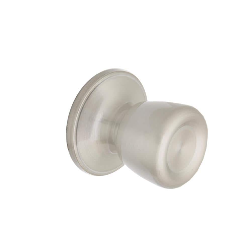 Simple Series Bell Satin Nickel Hall and Closet Door Knob
