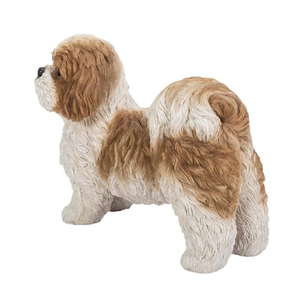 Package of 1, Medium 4.75 x 8 x 1/8 Standing Shih Tzu Wood Cutout for Art & Craft Project, Made in USA